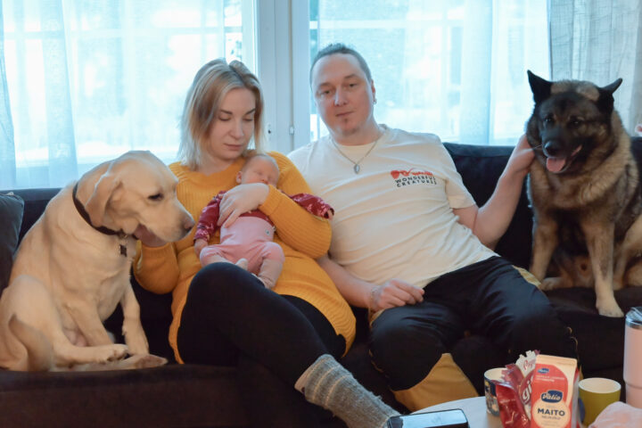 Pihtiputaan ensimmäinen vauva syntyi Sonja Toikkasen ja Janne Pasasen perheeseen.