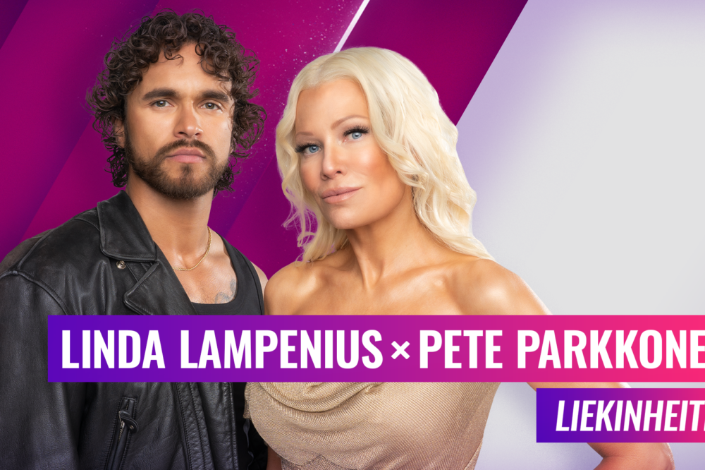 Pihtiputaalta kotoisin oleva Pete Parkkonen (vasemmalla) ja Linda Lampenius osallistuva Uuden Musiikin Kilpailuun kappaleella Liekinheitin.
